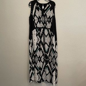 EUC Patterned Maxi with Drawstring Waist